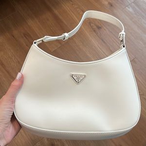 Not Prada White Cleo Bag